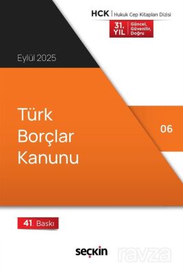 Türk Borçlar Kanunu (Cep Kitabı) - 1