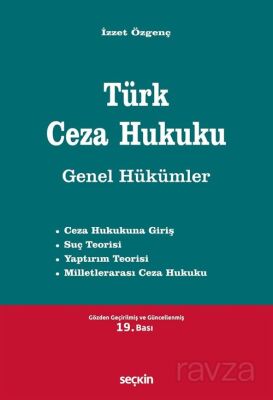 Türk Ceza Hukuku Genel Hükümler - 1