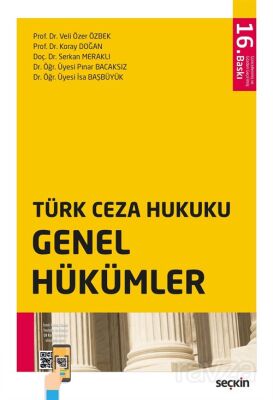 Türk Ceza Hukuku Genel Hükümler - 1
