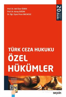 Türk Ceza Hukuku Özel Hükümler - 1