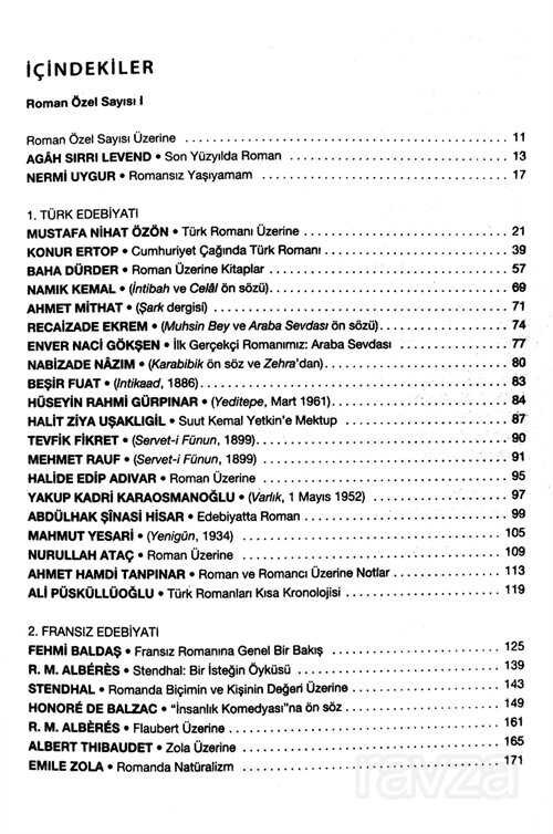 Türk Dili Roman Özel Sayisi 154 Temmuz - 159 Aralik 1964 - 1