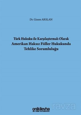 Türk Hukuku İle Karşılaştırmalı Olarak Amerikan Haksız Fiiller Hukukunda Tehlike Sorumluluğu - 1