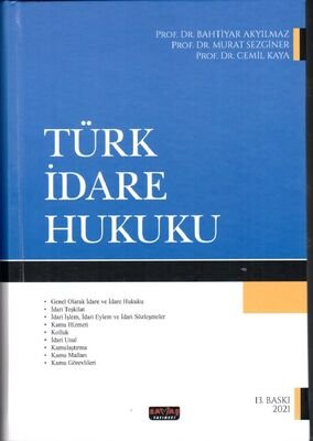 Türk İdare Hukuku 13.Baskı - 1