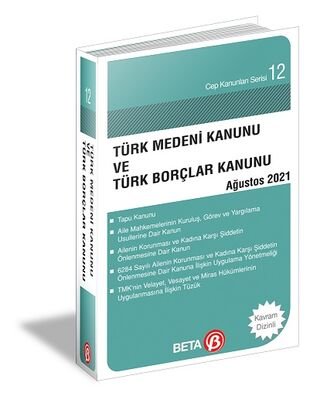 Türk Medeni Kanunu ve Türk Borçlar Kanunu/ Cep Kanunları Serisi - 12 - 1
