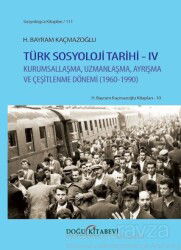 Türk Sosyoloji Tarihi IV - Doğu Kitabevi