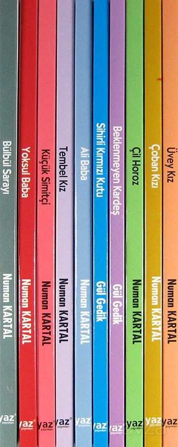 Türk Yazarlarından Günümüz Masalları-Öyküleri -Kutulu (10 Kitap) (Set B) (9+ Yaş) - Yaz Yayınları