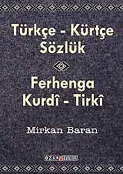 Türkçe-Kürtçe Sözlük - Ozan Yayıncılık