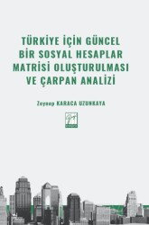 Türkiye İçin Güncel Bir Sosyal Hesaplar Matrisi Oluşturulması ve Çarpan Analizi - Gazi Kitabevi