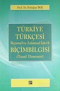 Türkiye Türkçesi Biçimbilgisi - 1