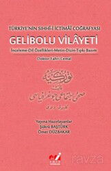 Türkiye’nin Sihhi-i Ictimai Cografyasi Gelibolu Vilayeti - Emin Yayınları (Bursa)