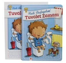 Tuvalet Zamanı - Erkekler İçin Tuvalet Eğitimi Kitabı - Uçan Fil