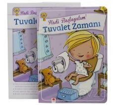 Tuvalet Zamanı - Kızlar İçin Tuvalet Eğitimi Kitabı - Uçan Fil