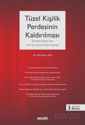 Tüzel Kişilik Perdesinin Kaldırılması - 1