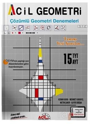TYT AYT Acil Geometri 15 Çözümlü Denemeleri - 1