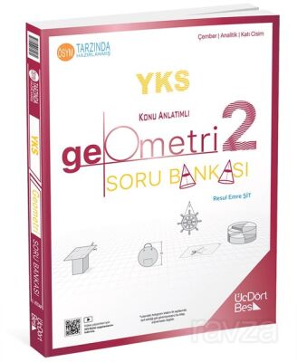 TYT-AYT Geometri Soru Bankası 2. Kitap (Video Çözümlü, ÖSYM Tarzında Hazırlanmış) - 1