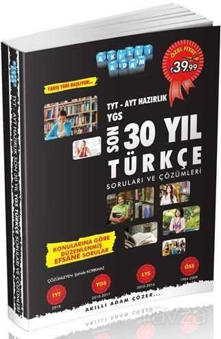 TYT-AYT Hazırlık Son 30 Yıl Türkçe Soruları Ve Çözümleri - 1