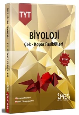 TYT Biyoloji Çek Kopar Fasikülleri 4 Etap İMES Eğitim Yayınları - 1