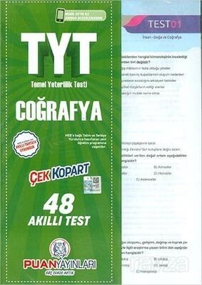 TYT Coğrafya Yaprak Test - 1