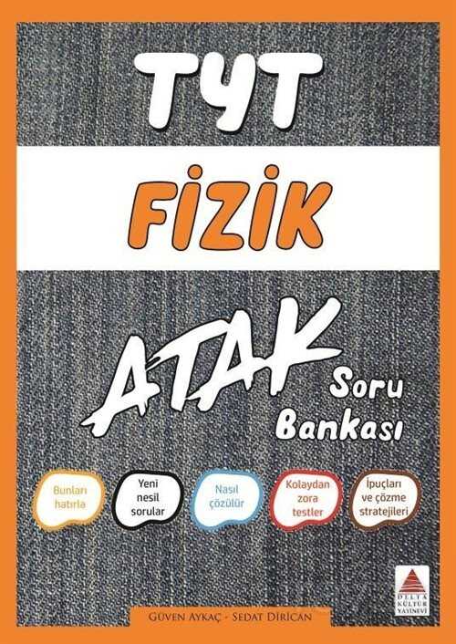 TYT Fizik Atak Soru Bankası - Delta Kültür Yayınevi