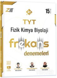 TYT Fizik Kimya Biyoloji FKB 15'li Frekans Denemeleri - KR Eğitim Yayınları