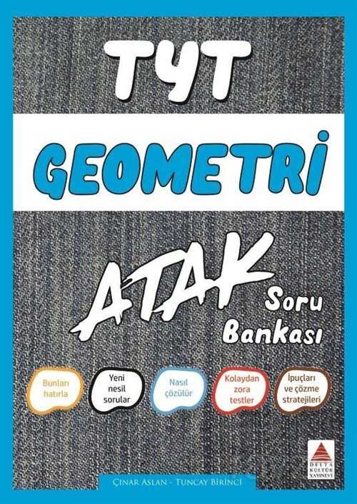 TYT Geometri Atak Soru Bankası - Delta Kültür Yayınevi