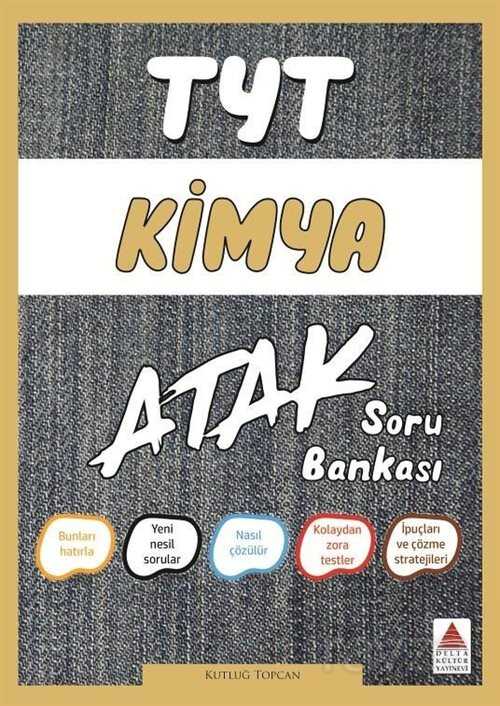 TYT Kimya Atak Soru Bankası - Delta Kültür Yayınevi