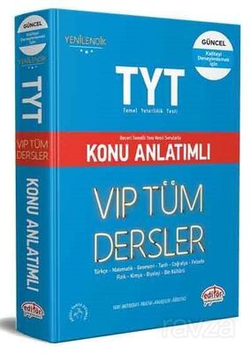 TYT VIP Tüm Dersler Konu Anlatımlı - 1