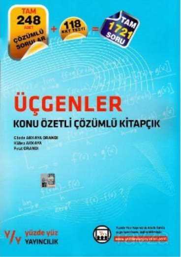 Üçgenler Konu Özetli Çözümlü Kitapçık - 1