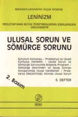 Ulusal Sorun ve Sömürge Sorunu - 1