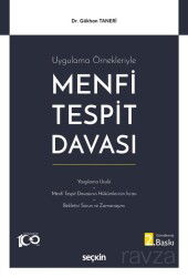 Uygulama Örnekleriyle - Menfi Tespit Davası - Seçkin Yayıncılık