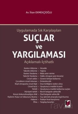 Uygulamada Sık Karşılaşılan Suçlar ve Yargılaması - 1