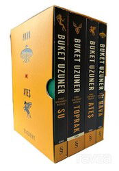 Uyumsuz Defne Kaman'ın Maceraları Hava - Su Toprfak - Ateş (Kutulu Set) - Everest Yayınları