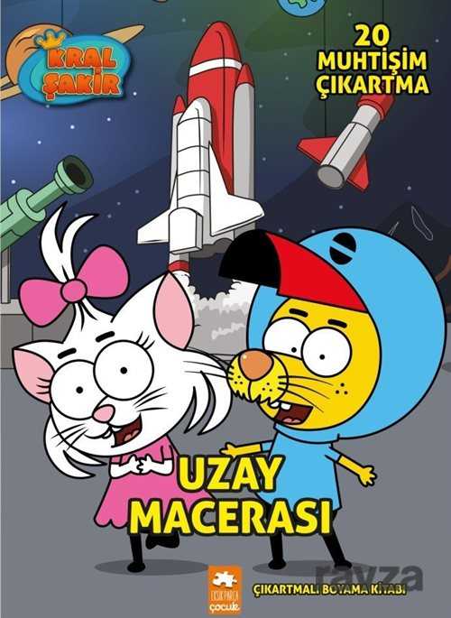 Uzay Macerası / Çıkartmalı Boyama Kitabı - 1