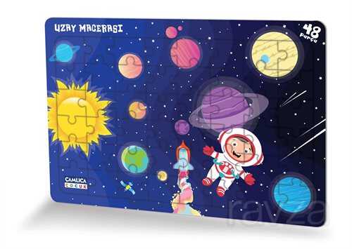 Uzay Macerası (Eğlenceli Puzzle 1) - Çamlıca Çocuk Yayınları