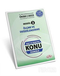 Uzman ve Başöğretmen Modül 2 Ölçme ve Değerlendirme Özet ve Öğretici Konu Fasikülü - Editör Yayınları