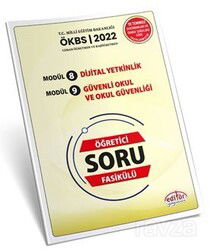 Uzman ve Başöğretmen Modül 8 Dijital Etkinlik - Modül 9 Güvenli Okul ve Okul Güvenliği Öğretici Soru - Editör Yayınları