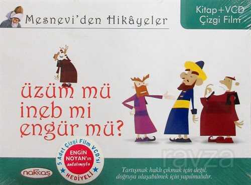 Üzüm mü İneb mi Engür mü? / Mesnevi'den Hikayeler (Kitap+Vcd) - Nakkaş Yapım Prodüksiyon