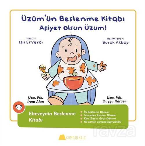 Üzüm'ün Beslenme Kitabı / Afiyet olsun Üzüm! - Kumdan Kale Yayınları