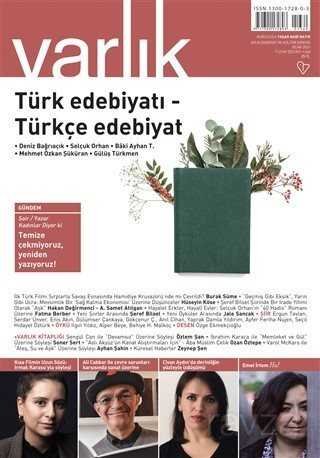 Varlık Edebiyat ve Kültür Dergisi: Sayı:1360 Ocak 2021 - 1
