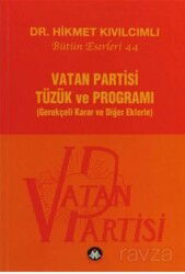 Vatan Partisi Tüzük ve Programı - Sosyal İnsan Yayınları