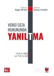 Vergi Ceza Hukukunda Yanıl(t)ma - Adalet Yayınevi