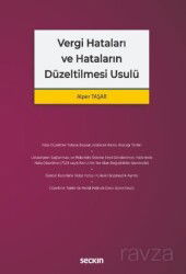 Vergi Hataları ve Hataların Düzeltilmesi Usulü - Seçkin Yayıncılık