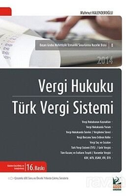 Vergi Hukuku-Türk Vergi Sistemi - 1