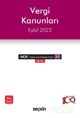 Vergi Kanunları - Eylül 2023 - 1