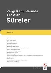 Vergi Kanunlarında Yer Alan Süreler - 1