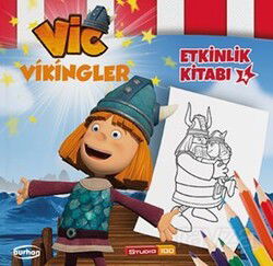 Vikingler Etkinlik Kitabı 4 / Boya Yaz Çiz Bul - Burhan Yayınları