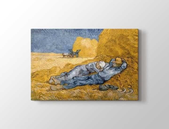 Vincent van Gogh - La Siesta Tablo |60 X 80 cm| - 1