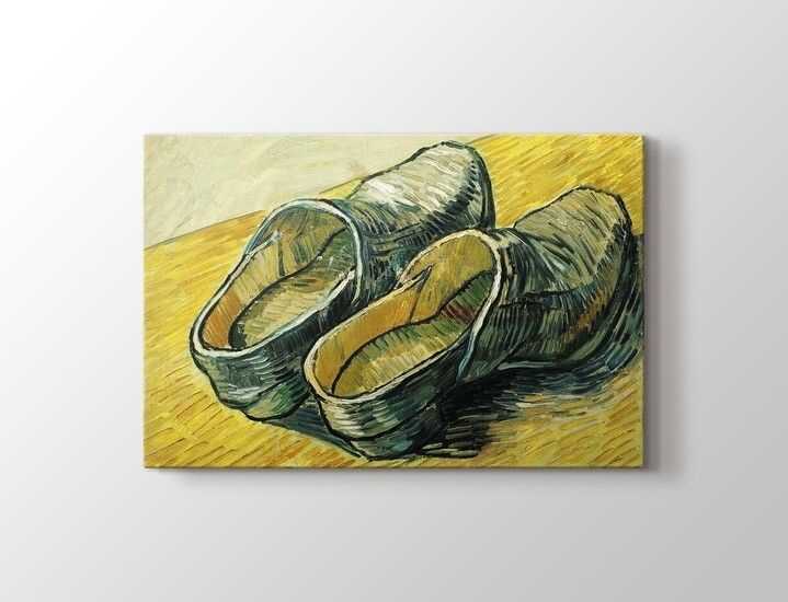 Vincent van Gogh - A Pair of Leather Clogs Tablo |50 X 70 cm| - 1