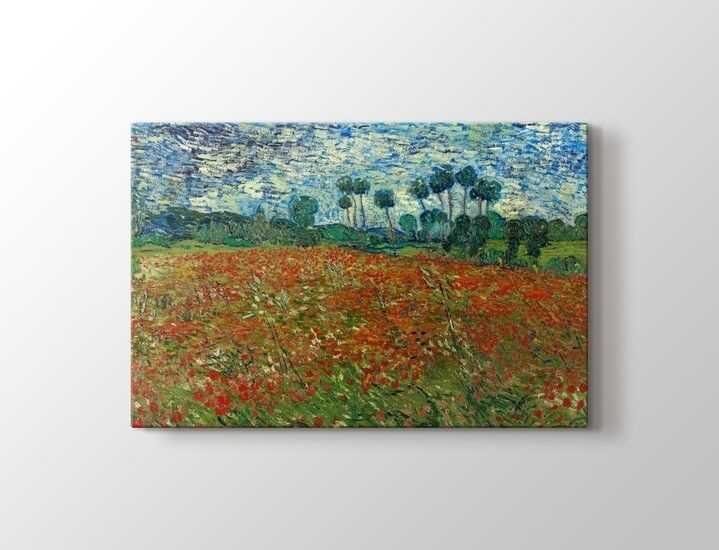 Vincent van Gogh - Poppy Field Tablo |60 X 80 cm| - 1