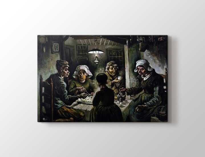 Vincent van Gogh - The Potato Eaters Tablo |80 X 80 cm| - 1